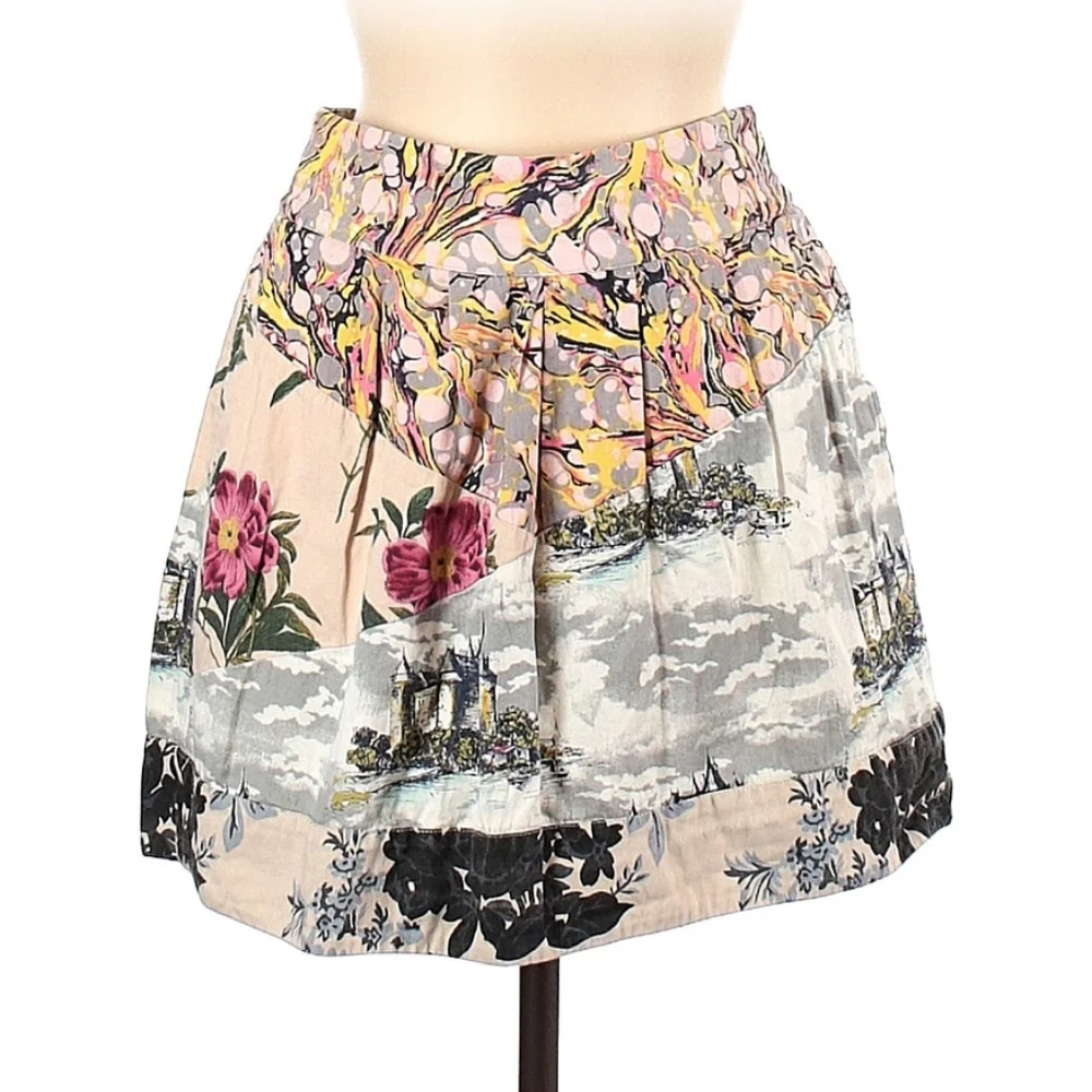 Leifnotes (Anthropologie) Multicolored Size 6 Miniskirt - Picture 1 of 2
